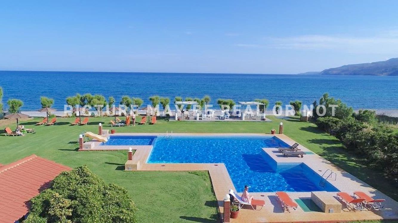 Seafront hotel for Sale Chania Crete, Seafront Property Crete