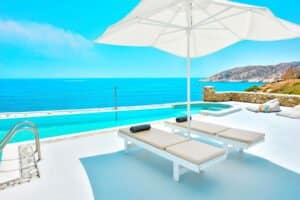 Luxury Seafront Villa , Ios Cyclades. Cyclades Luxury Villas for Sale