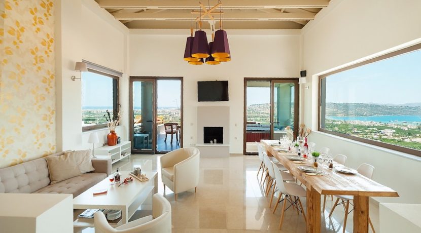 Luxury Villa with helipad at Chania Crete 41