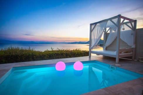 Complex of 5 small seafront villas in Corfu for sale 15