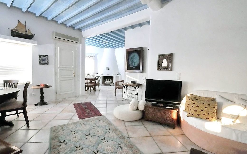 Traditional 2 levels Villa with sea view in Mykonos Center. Mykonos Chora Property for Sale, Mykonos Center House for Sale 8