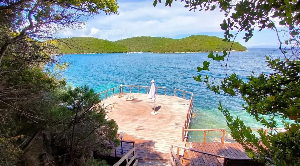 Waterfront villa in Ionio Greece, Seafront Property Sivota near Corfu 15