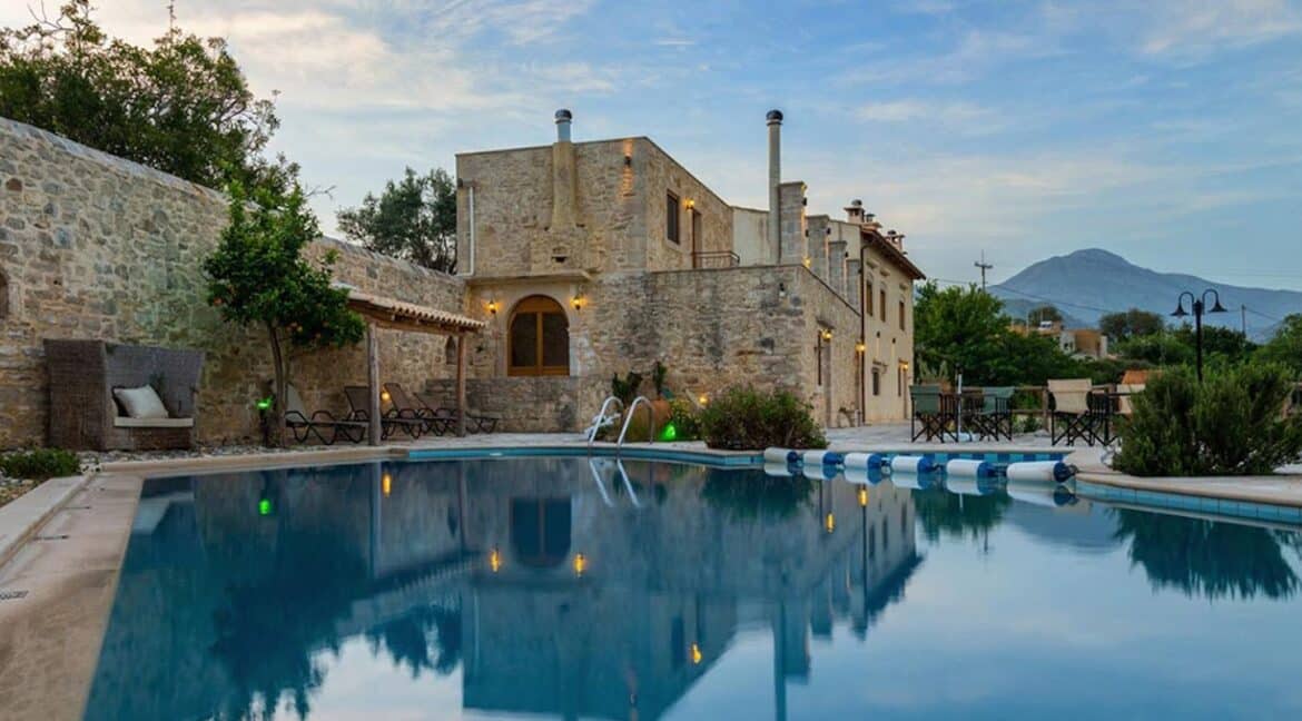 Renovated stone villa for sale in Rethymno Crete 13