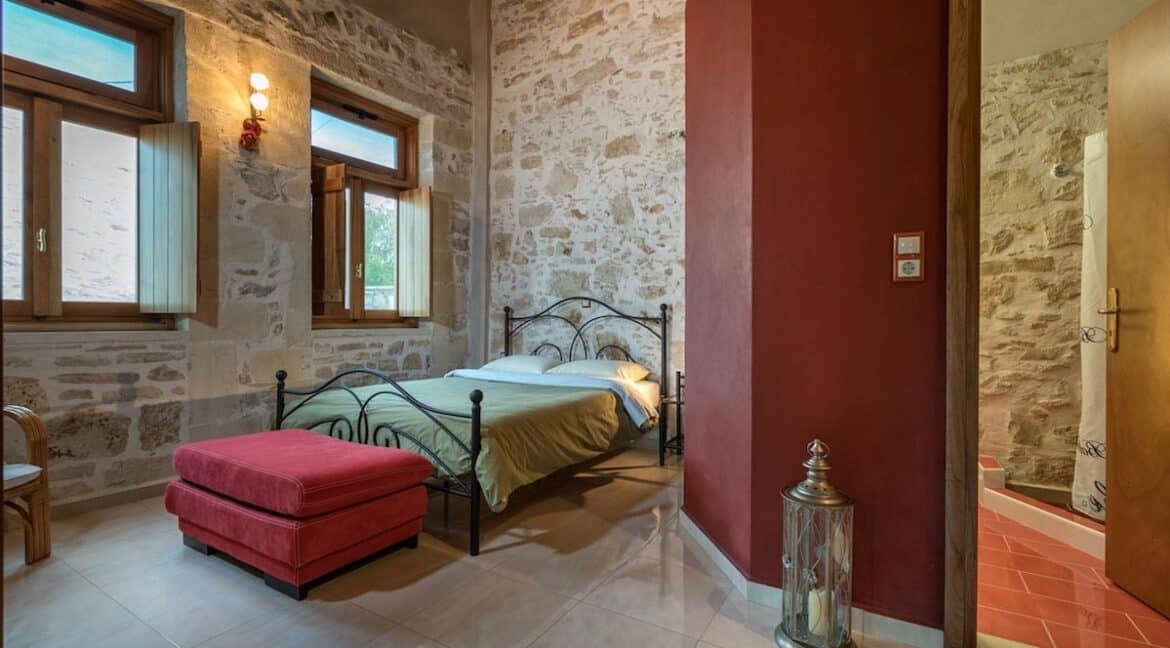 Renovated stone villa for sale in Rethymno Crete 16