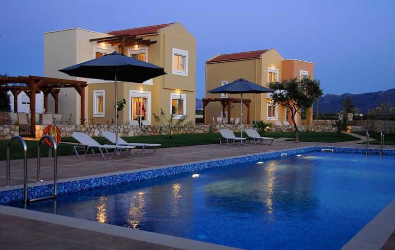 Villas with shared pool, Chania Crete FOR SALE, FOR GOLD VISA