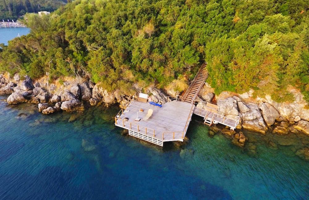 Waterfront villa in Ionio Greece, Seafront Property Sivota near Corfu 1