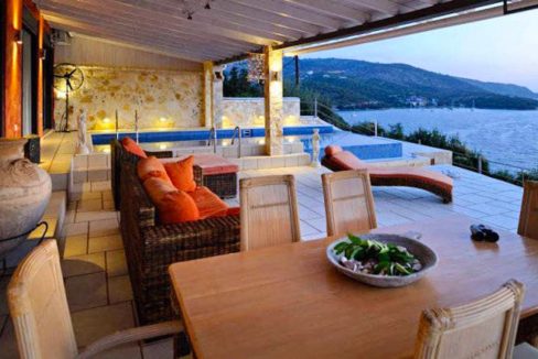 Waterfront villa in Ionio Greece, Seafront Property Sivota near Corfu 10