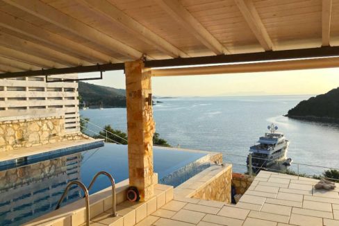 Waterfront villa in Ionio Greece, Seafront Property Sivota near Corfu 13