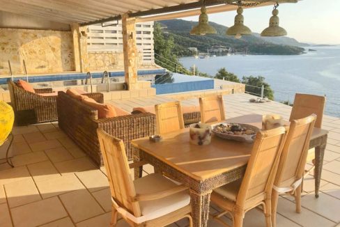 Waterfront villa in Ionio Greece, Seafront Property Sivota near Corfu 6