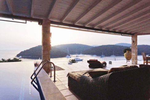 Waterfront villa in Ionio Greece, Seafront Property Sivota near Corfu 7