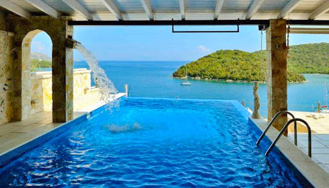 Waterfront villa in Ionio Greece, Seafront Property Sivota near Corfu 8