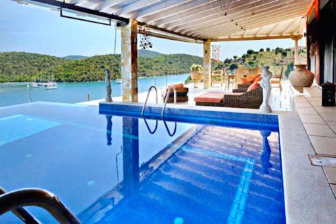 Waterfront villa in Ionio Greece, Seafront Property Sivota near Corfu 9