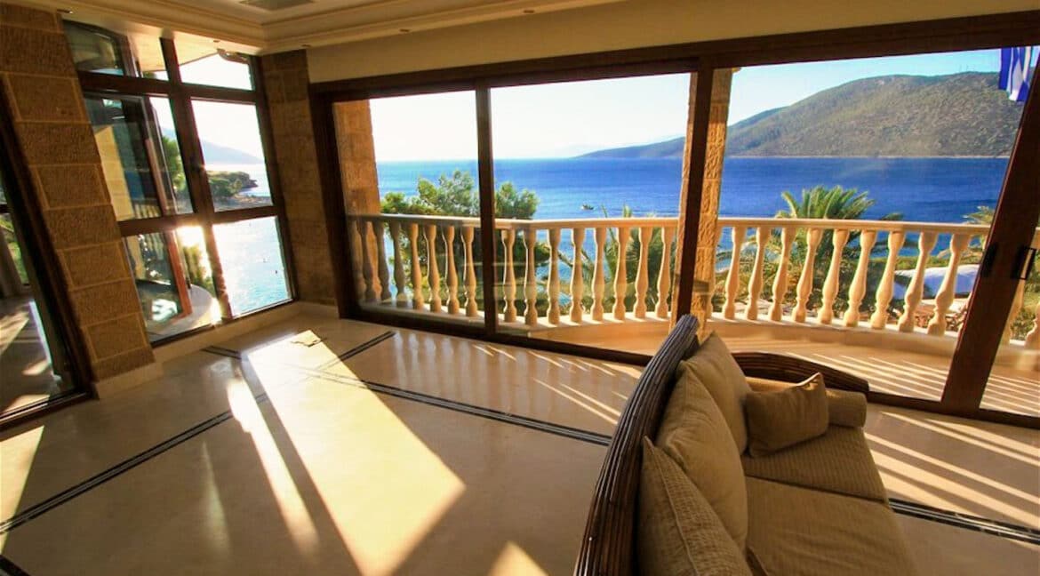 Luxury Sea front Villa in Attica FOR SALE - Porto Germeno, Luxury Beachfront Estate Greece, Luxury Estates Greece 12
