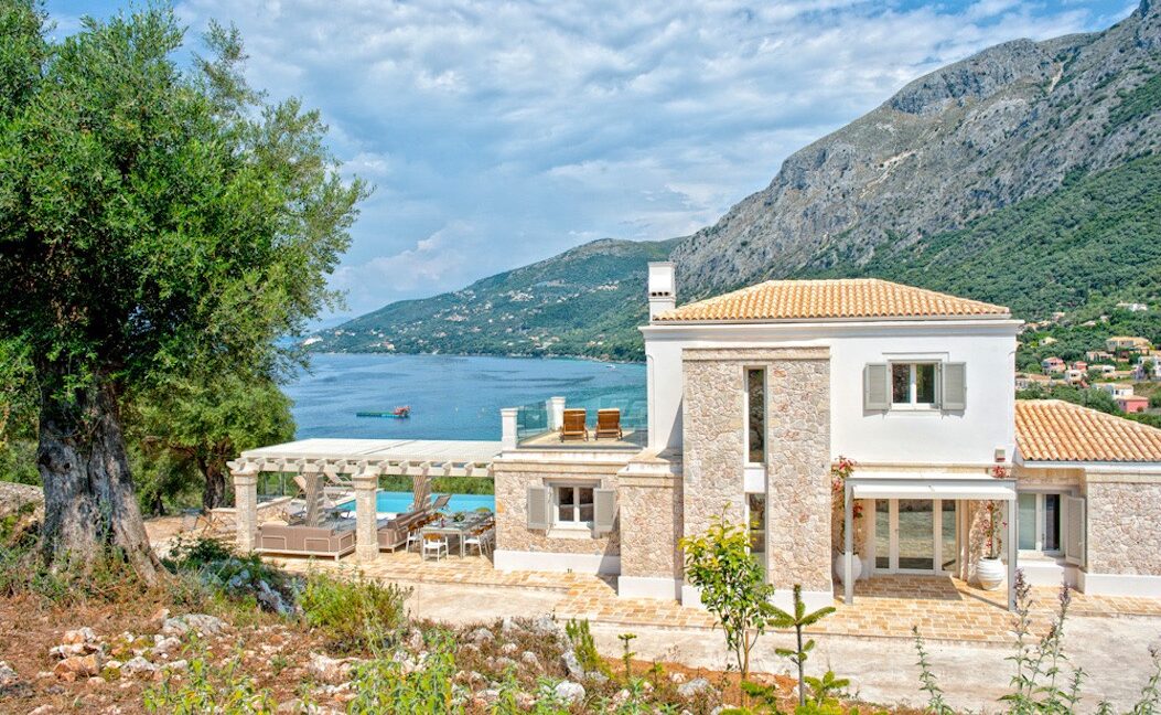 Seafront Corfu Villa for Sale, Barbati Corfu Greece