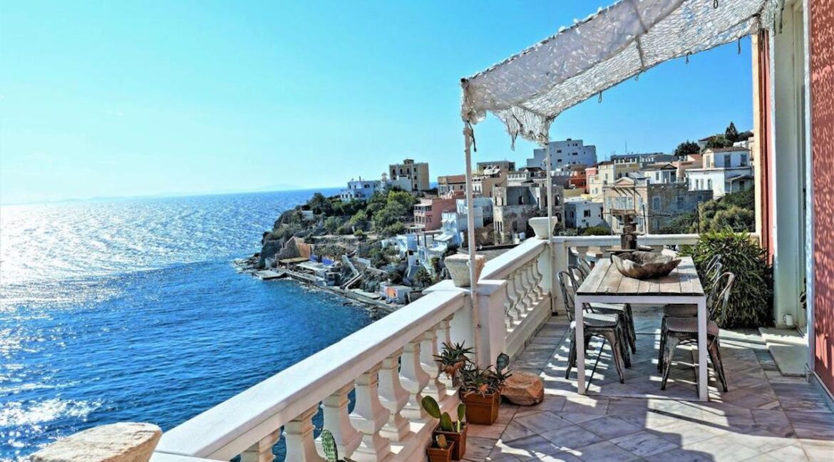 Seafront Villa for Sale in Syros Island, Seafront Property Greek Island 4