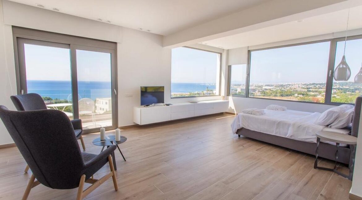 Sea View Minimal Villa in Rhodes Island. Luxury Properties Rhodes Greece 7
