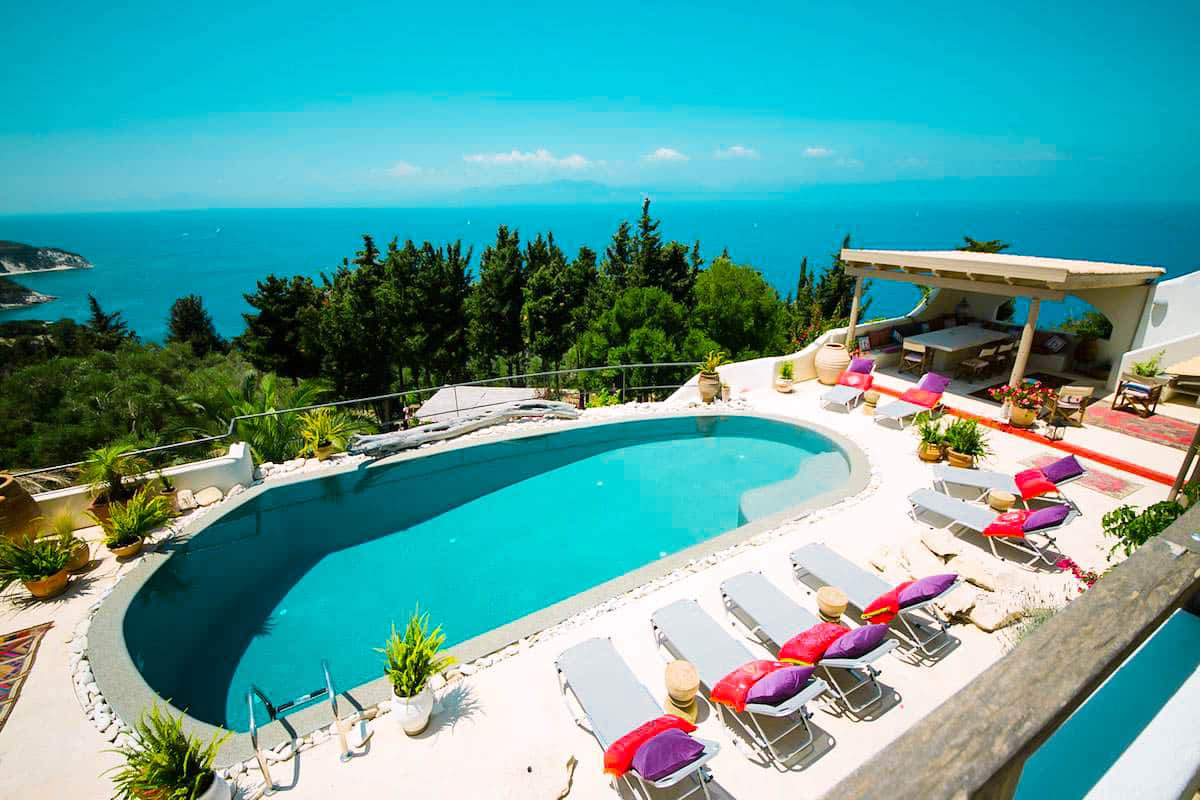 Beautiful Villa Paxos Island Near Corfu Island Greece For Sale