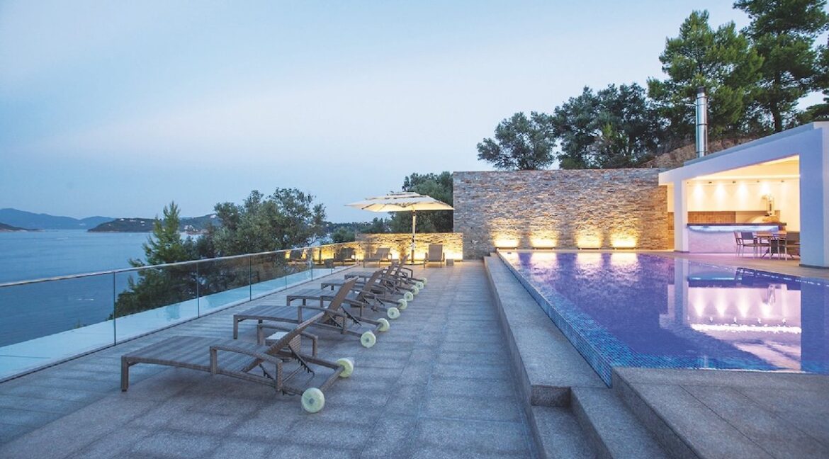 Luxury Seafront Property in Skiathos Greece. Hyperlux Seafront Villa in Greece 11