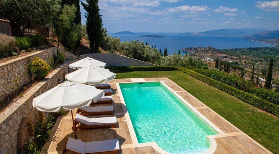 Panoramic View Villa in Peloponnese, Luxury Property in Peloponnese 24