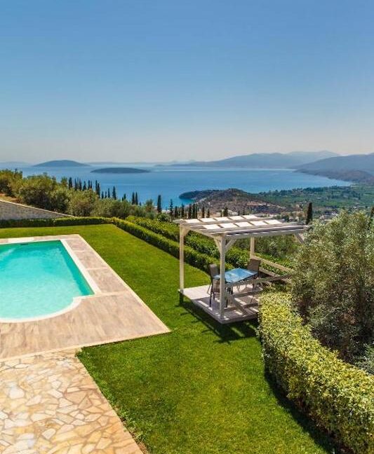 Panoramic View Villa in Peloponnese, Luxury Property in Peloponnese 30