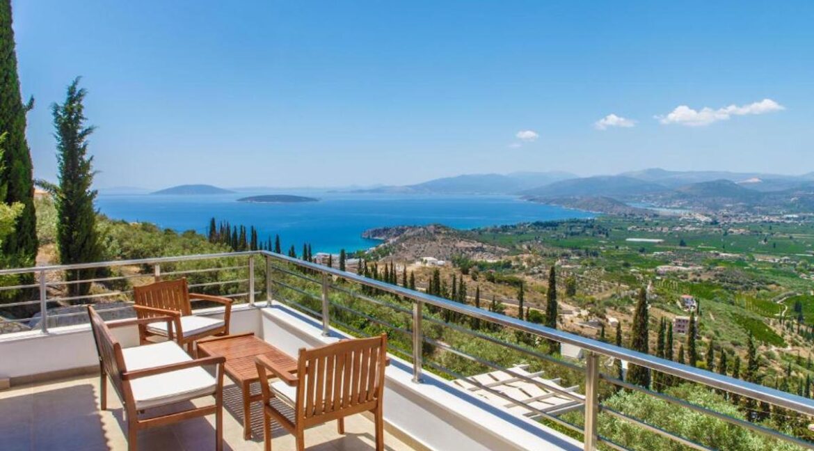 Panoramic View Villa in Peloponnese, Luxury Property in Peloponnese 6