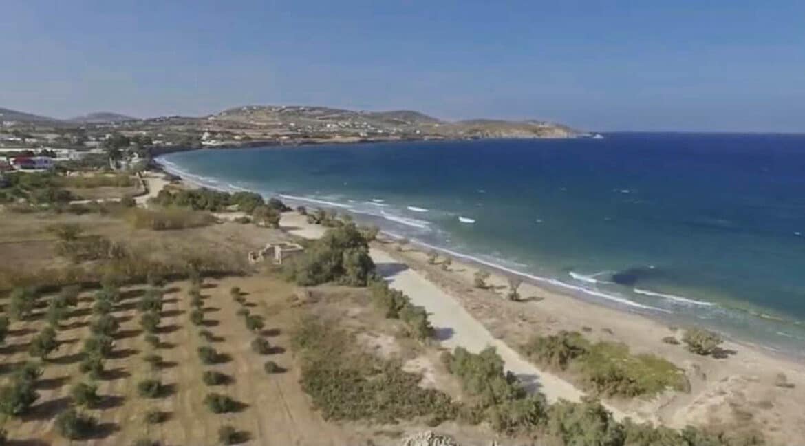 Seafront Land in Paros Greece to built, Land for Sale Cyclades Greece1