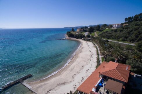 Seafront Land of 22 acres in Sithonia Halkidiki Ideal for Building a Hotel. Beachfront land Halkidiki Greece 1