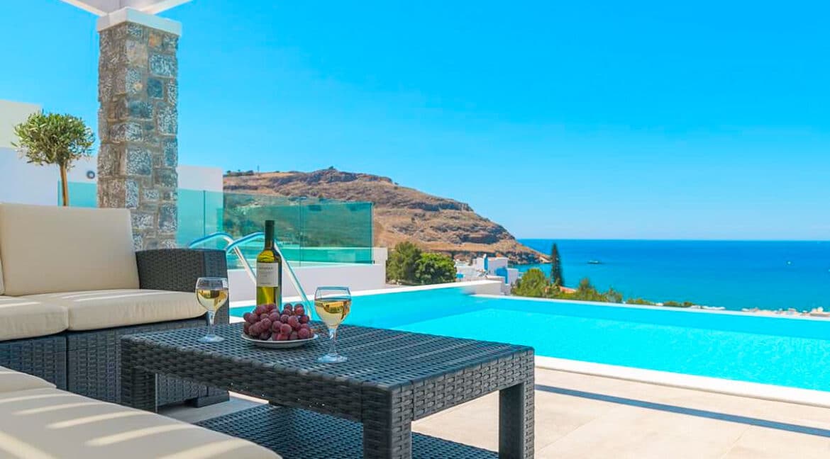 Sea View Villa Lindos Rhodes Greece For Sale, Properties Rodos Greece 21