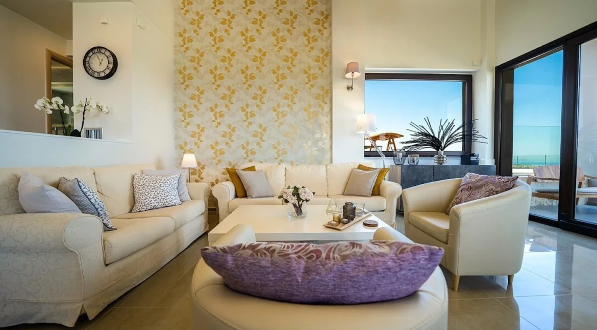 Luxury Villa with a helipad at Chania Crete 13