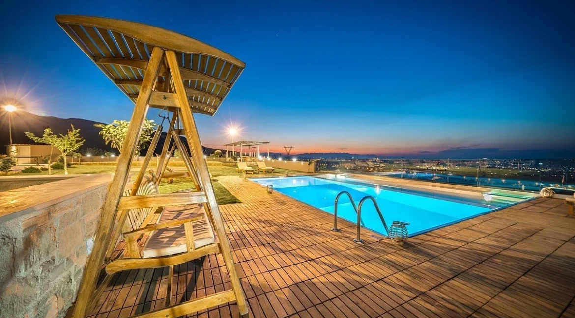 Luxury Villa with a helipad at Chania Crete 18