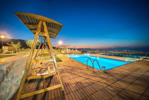 Luxury Villa with a helipad at Chania Crete 18