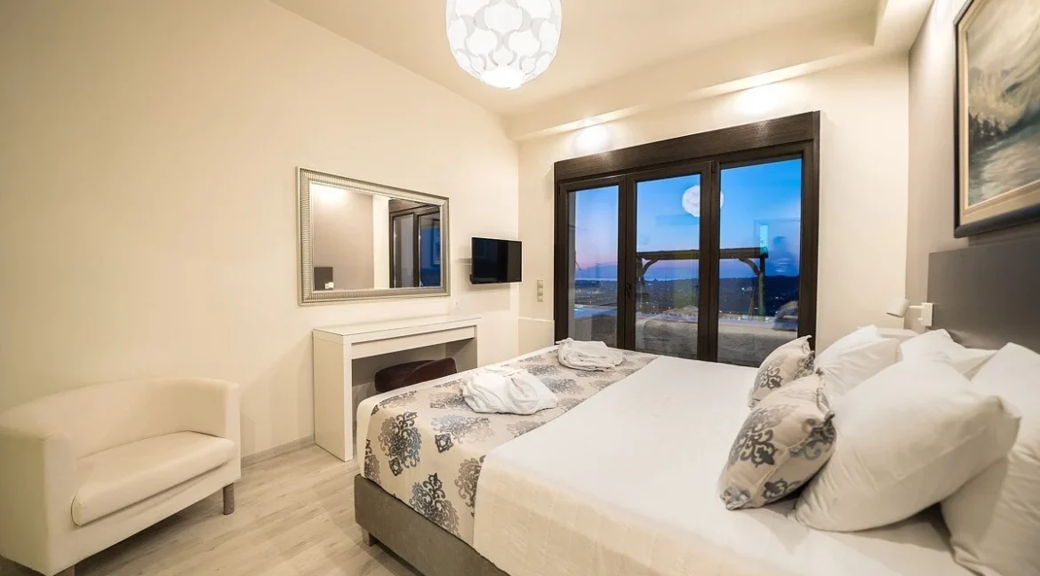 Luxury Villa with a helipad at Chania Crete 8