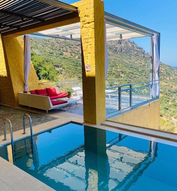 Luxury villas at Chania Crete Greece, Crete Greece Properties for Sale. Buy Seaview Villa Crete Island 23