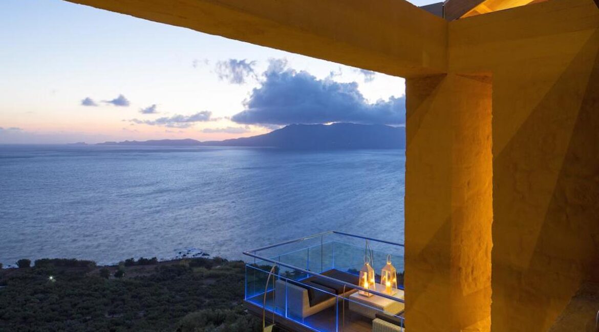 Luxury villas at Chania Crete Greece, Crete Greece Properties for Sale. Buy Seaview Villa Crete Island 8