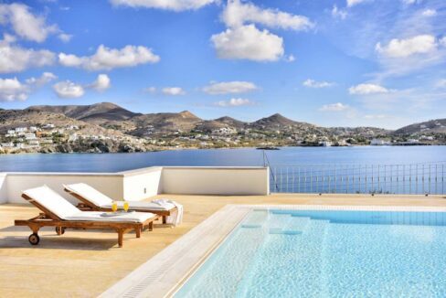 Beachfront villa in Syros, Seafront Luxury Property Greek Island 26