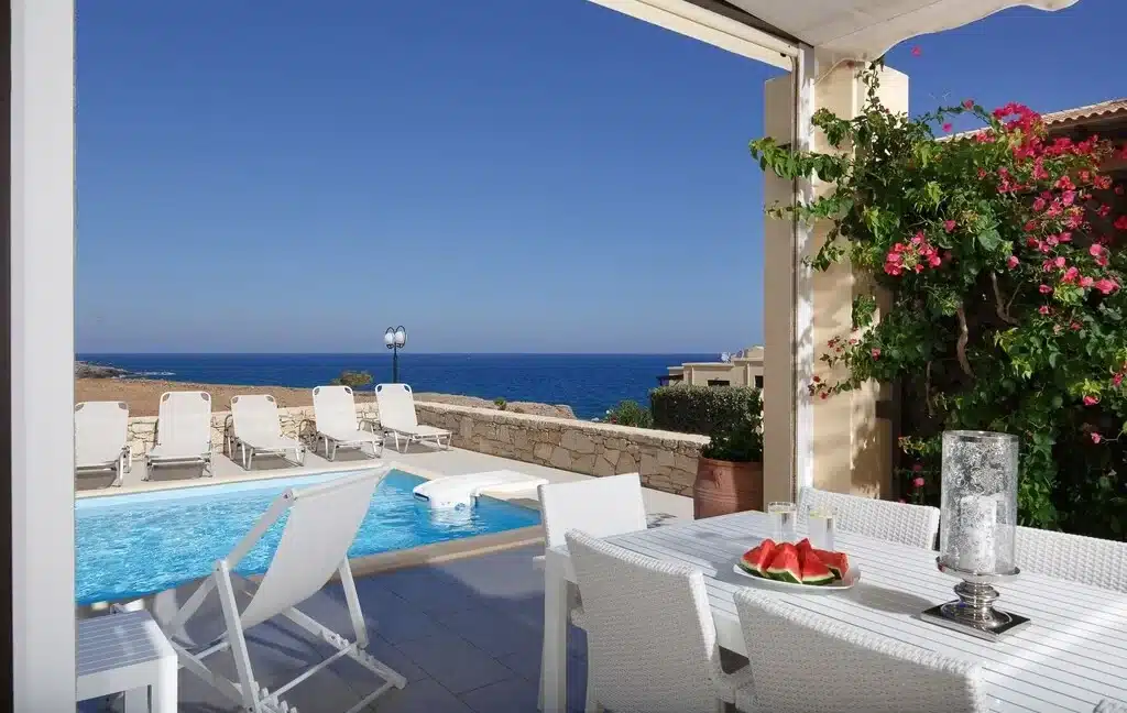 Villa near the sea and sea view Rethymno Crete. Beautiful Villa in Crete Island 3