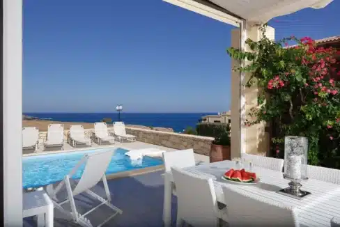 Villa near the sea and sea view Rethymno Crete. Beautiful Villa in Crete Island 3