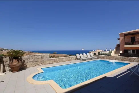 Villa near the sea and sea view Rethymno Crete. Beautiful Villa in Crete Island 9