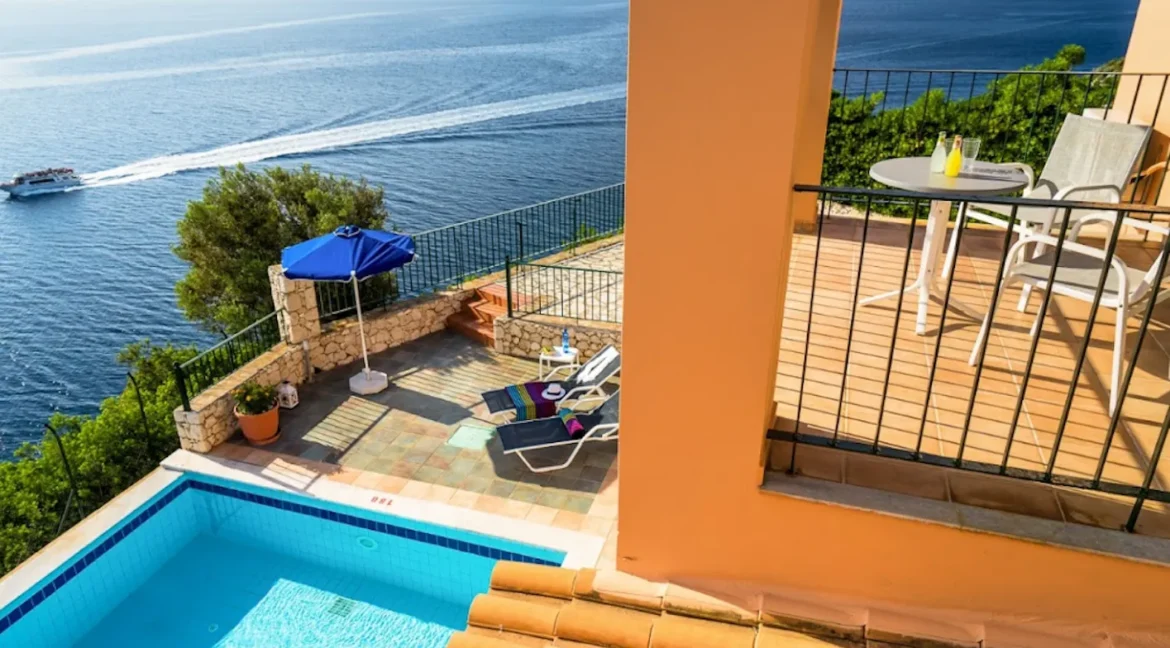 2 Seafront Villas Kefalonia with Sea Views 12