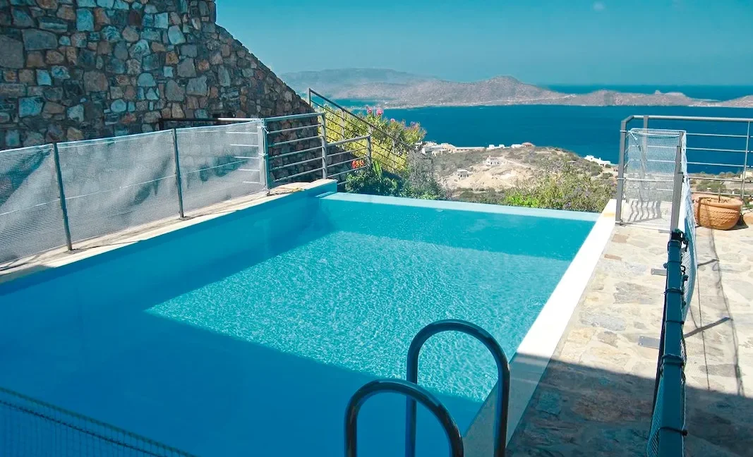 Elounda Crete Villa in a complex with panoramic sea views10