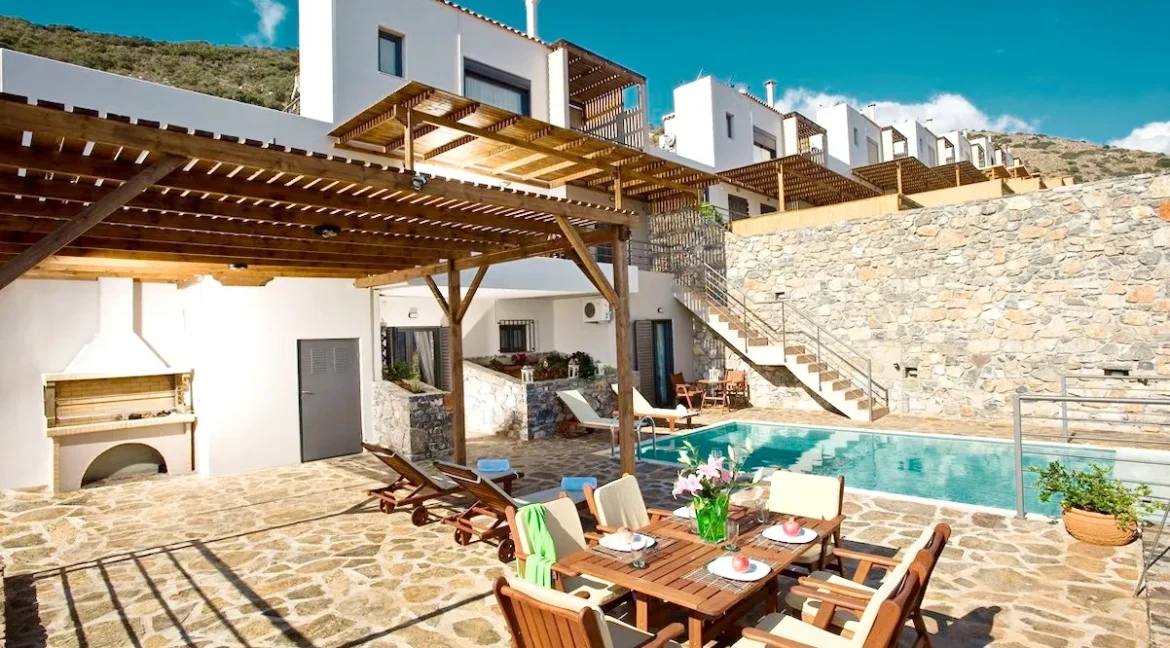 Elounda Crete Villa in a complex with panoramic sea views14