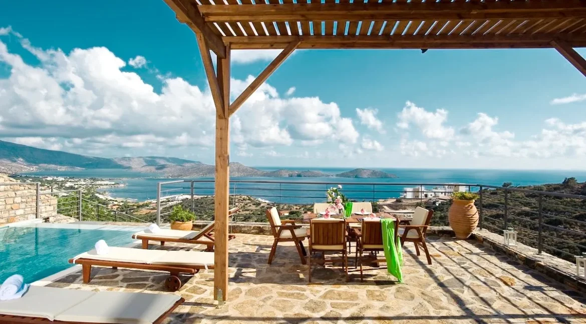 Elounda Crete Villa in a complex with panoramic sea views18