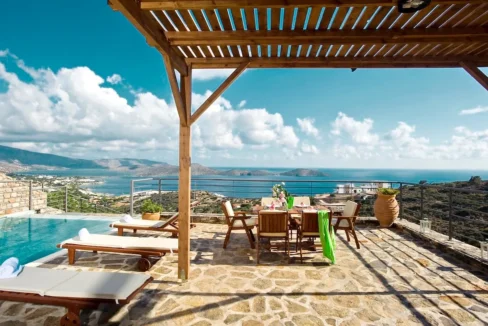 Elounda Crete Villa in a complex with panoramic sea views18