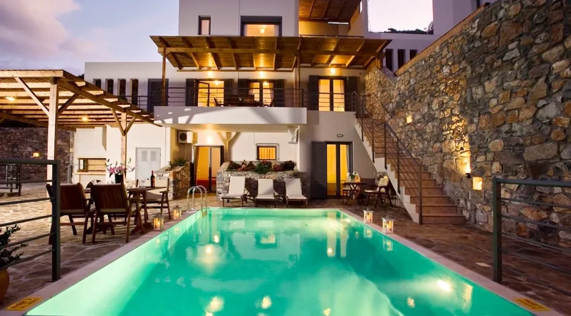 Elounda Crete Villa in a complex with panoramic sea views19