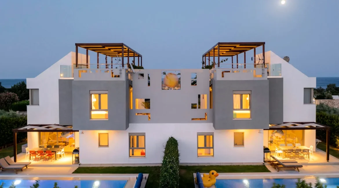 Luxury Villas at Rhodes Island by the sea 3