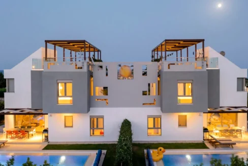 Luxury Villas at Rhodes Island by the sea 3