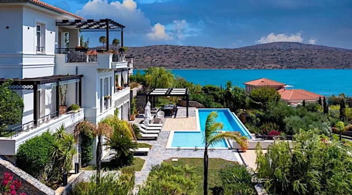 Villa With Private Beach for sale Elounda Crete 31