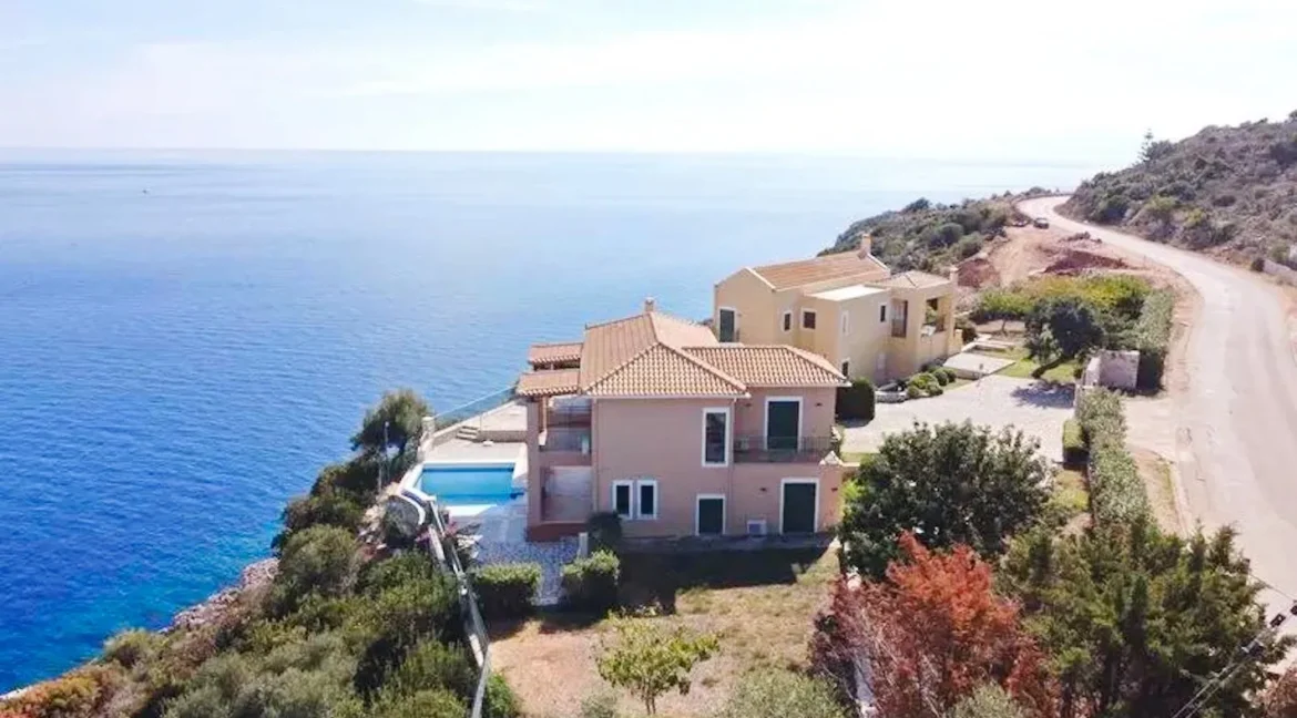 2 Seafront Villas for sale in Kefalonia Greece 1