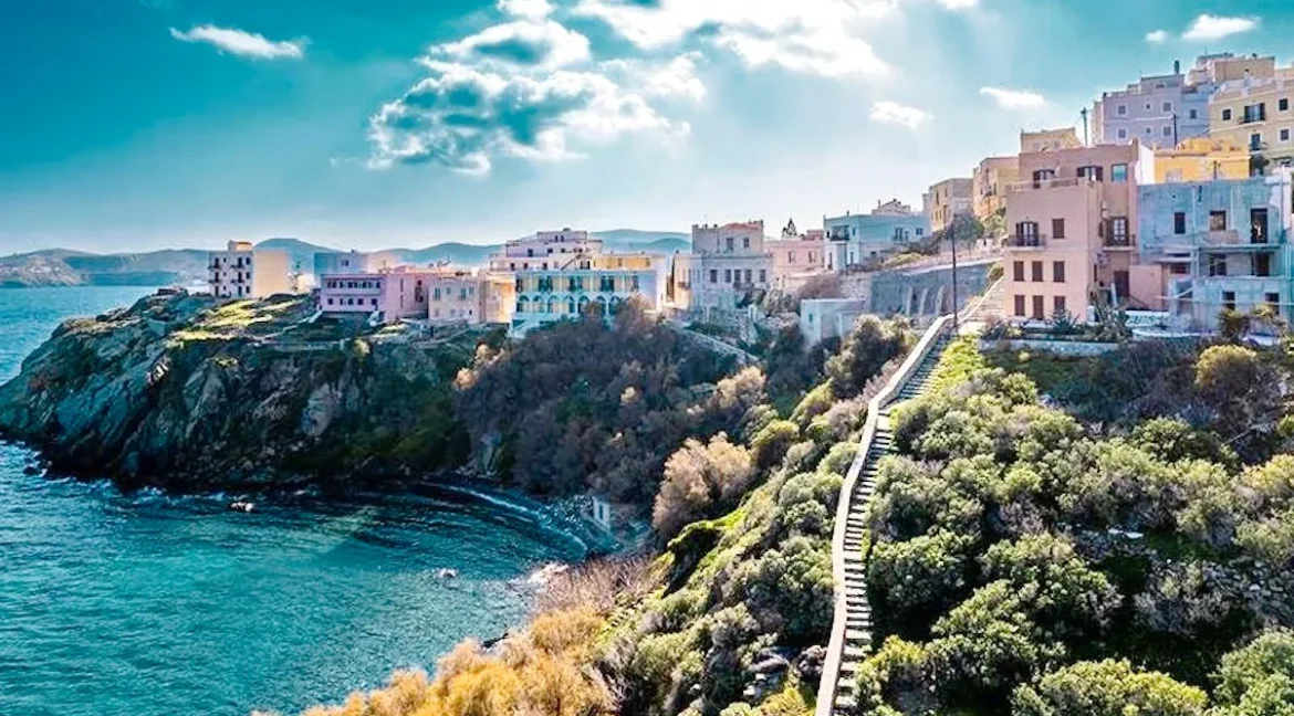 Luxurious 19th-Century Mansion in Ermoupolis, Syros for sale 1