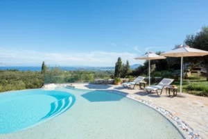 Luxurious Hillside Villa for sale in Corfu